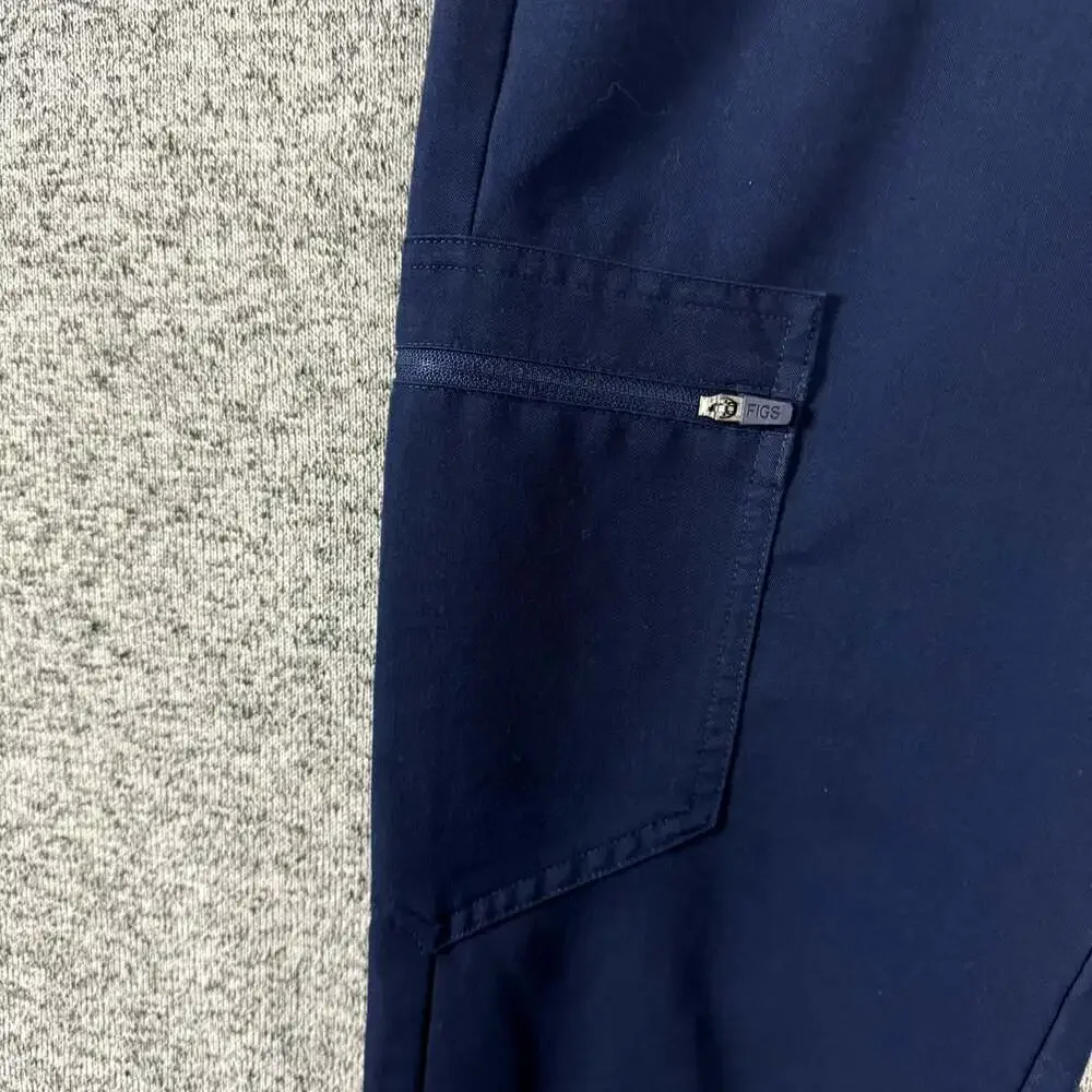 Figs Women’s Size XS Blue Zamora Cargo Scrub Pant - Pockets